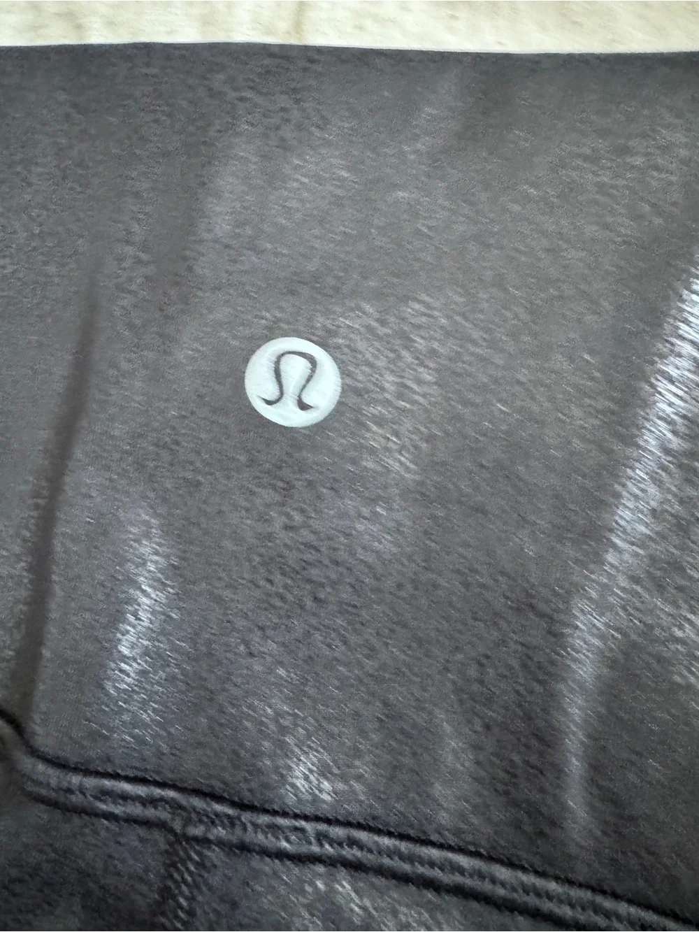 NWOT-lululemon high-rise leggings featuring a metallic black foil finish-6
